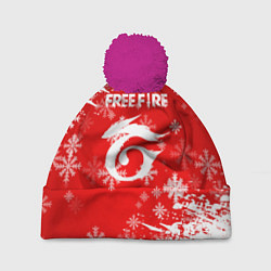 Шапка c помпоном Free Fire - Новогодний