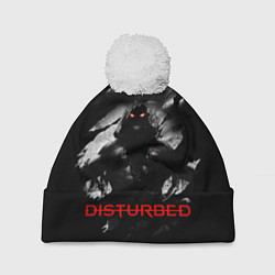 Шапка c помпоном DISTURBED THE GUY ЛИЦО ДЕМОНА