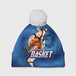 Шапка с помпоном Kuroko no Basuke Kuroko Tetsuya, цвет: 3D-белый