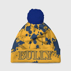 Шапка с помпоном Bully Logo Blots, цвет: 3D-тёмно-синий