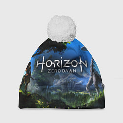 Шапка с помпоном Horizon Zero Dawn Топ, цвет: 3D-белый