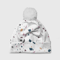 Шапка с помпоном TERRAZZO Theme, цвет: 3D-белый