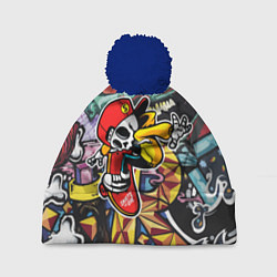 Шапка c помпоном Cool skater