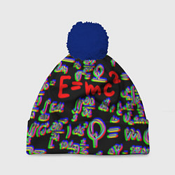 Шапка с помпоном Emc2, цвет: 3D-тёмно-синий
