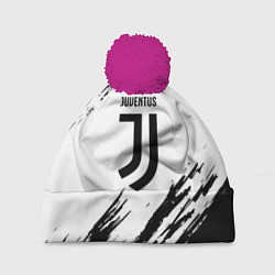 Шапка с помпоном Juventus краски, цвет: 3D-малиновый