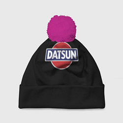 Шапка c помпоном Datsun logo