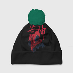 Шапка c помпоном Aragami logo ninja