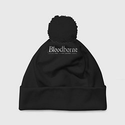 Шапка с помпоном Bloodborne logo, цвет: 3D-черный