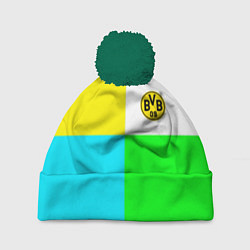 Шапка с помпоном Borussia color cport, цвет: 3D-зеленый