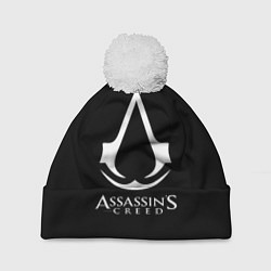 Шапка c помпоном Assassins Creed logo game