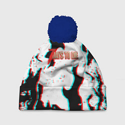 Шапка c помпоном 7 Days to die glitch fire