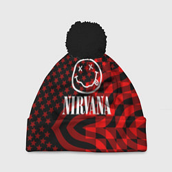 Шапка с помпоном Nirvana star pattern, цвет: 3D-черный
