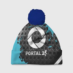 Шапка c помпоном Portal game краски