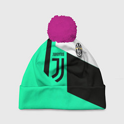 Шапка с помпоном Juventus geometry, цвет: 3D-малиновый