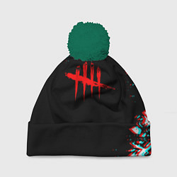 Шапка c помпоном Dead by daylight глитч