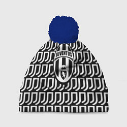 Шапка c помпоном Juventus fc pattern