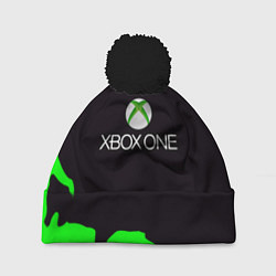 Шапка c помпоном Xbox fire green