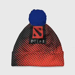 Шапка c помпоном DOTA 2 краски абстракция