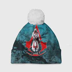 Шапка с помпоном Персонаж Assassins Creed, цвет: 3D-белый