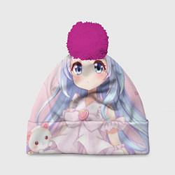 Шапка c помпоном Аниме в стиле каваи