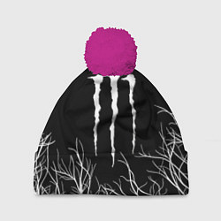 Шапка c помпоном Monster energy лес
