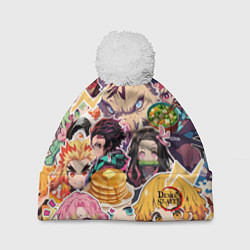 Шапка c помпоном Demon Slayer Blade Favorite Food