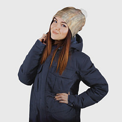 Шапка с помпоном Стимпанк элементы, цвет: 3D-белый — фото 2