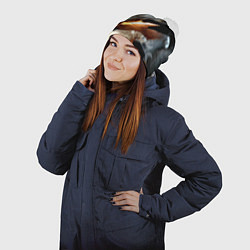 Шапка с помпоном Огненный Змей Горыныч, цвет: 3D-белый — фото 2