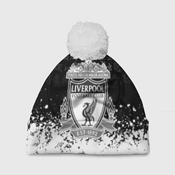 Шапка c помпоном Liverpool японские символы краски