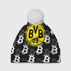 Шапка c помпоном Borussia биткоин паттерн