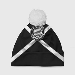 Шапка c помпоном Бавария Мюнхен полосы
