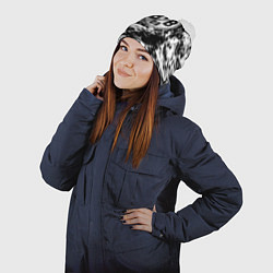 Шапка с помпоном Боруссиа белые краски, цвет: 3D-белый — фото 2