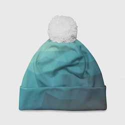 Шапка с помпоном Геометрия, цвет: 3D-белый