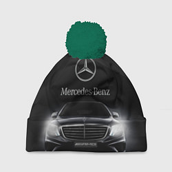 Шапка c помпоном Mercedes