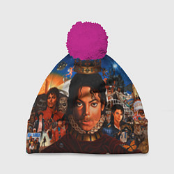 Шапка c помпоном Michael Jackson: Pop King