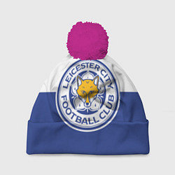 Шапка с помпоном Leicester City FC, цвет: 3D-малиновый