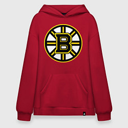 Толстовка-худи оверсайз Boston Bruins, цвет: красный