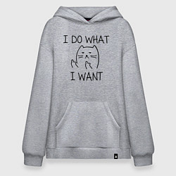 Худи оверсайз I do what I want