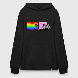 Худи оверсайз Nyan Cat