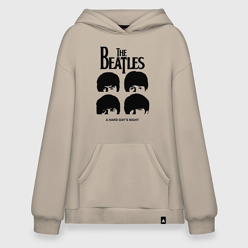 Худи оверсайз A Hard Days Night / Миндальный – фото 1