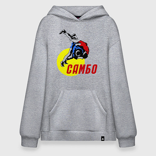 Худи оверсайз Спортивное самбо / Меланж – фото 1