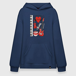 Худи оверсайз Истинный меломан