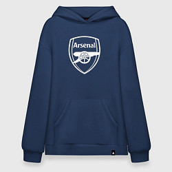 Толстовка-худи оверсайз FC Arsenal, цвет: тёмно-синий