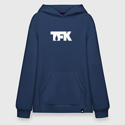 Худи оверсайз TFK: White Logo