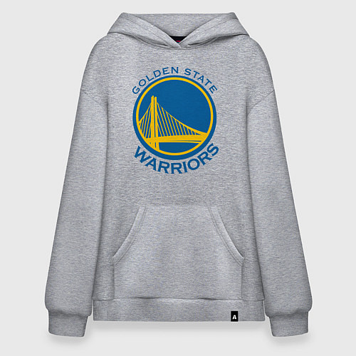 Худи оверсайз Golden state Warriors / Меланж – фото 1