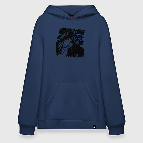 Худи оверсайз JoJo / Тёмно-синий – фото 1