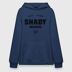 Толстовка-худи оверсайз Shady records, цвет: тёмно-синий