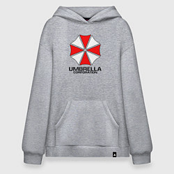 Толстовка-худи оверсайз UMBRELLA CORP, цвет: меланж