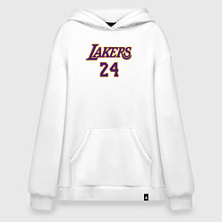 Толстовка-худи оверсайз Kobe Bryant, цвет: белый