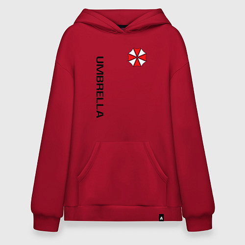 Худи оверсайз UMBRELLA CORP / Красный – фото 1